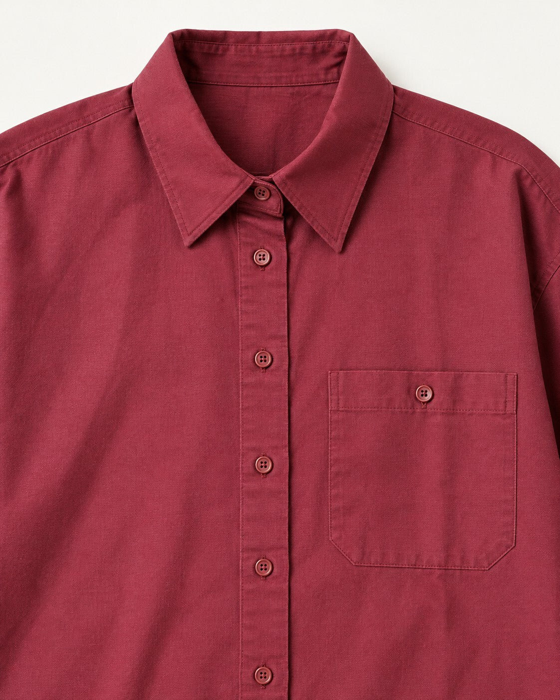 NWT Something Navy Burgundy Classic Button Up Long Sleeve Shirt Size Small