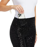 NWT Tipsy Elves Black Sequin High Waisted Leggings Size 1X