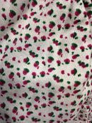 NWT Something Navy Meghan Floral Ruffle Sweatshirt Dress White Size M