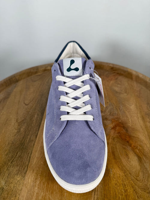 NWB Lazo Halo Galaxy Purple Iolite Blue Sneakers Women's Size 7.5
