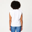 NWT BLANKNYC Might Be Right Padded Shoulder Tank White Size XS