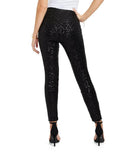 NWT Tipsy Elves Black Sequin High Waisted Leggings Size 1X
