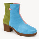 NWB Lazo Luna Pink Kyanite Blue Serpentine Green Boots Women's Size 8