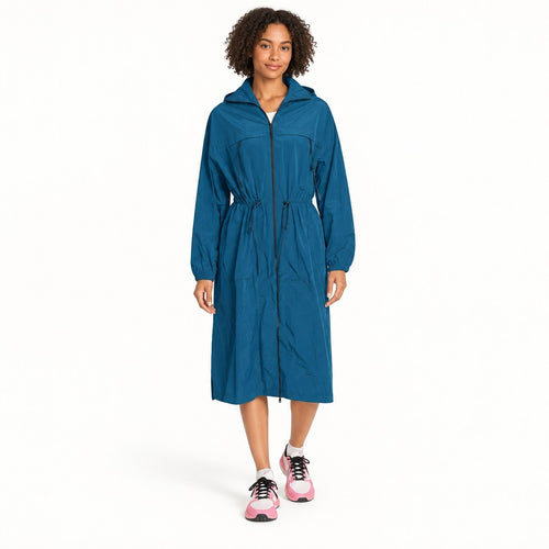 NWT Spiritual Gangster Natasha Blue Hooded Full-Zip Jacket Size Small
