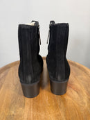NWB Lazo Siren Obsidian Black Platform Ankle Boots Size 6