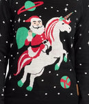 NWT Tipsy Elves Women's Santa Unicorn Ugly Christmas Sweater Size XXL