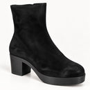 NWB Lazo Siren Obsidian Black Platform Ankle Boots Size 6