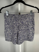 NWT Something Navy Poppy Blue Marled Knit Sweater Shorts Size XL