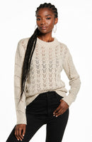 NWT English Factory Fuzzy Knit Sweater Heather Gray Size Small