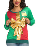 NWT Tipsy Elves Women's Christmas Present Ugly Christmas Sweater Size XXL