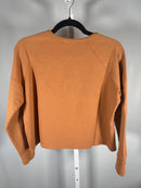 NWT Something Navy Camel Henley Sweatshirt Size Large