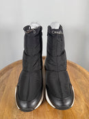 NWB Linea Paolo Gillie Black Puffer Wedge Sneaker Boots Size 11