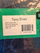 NWT Tipsy Elves Women's Black Sequin Skirt Size XS