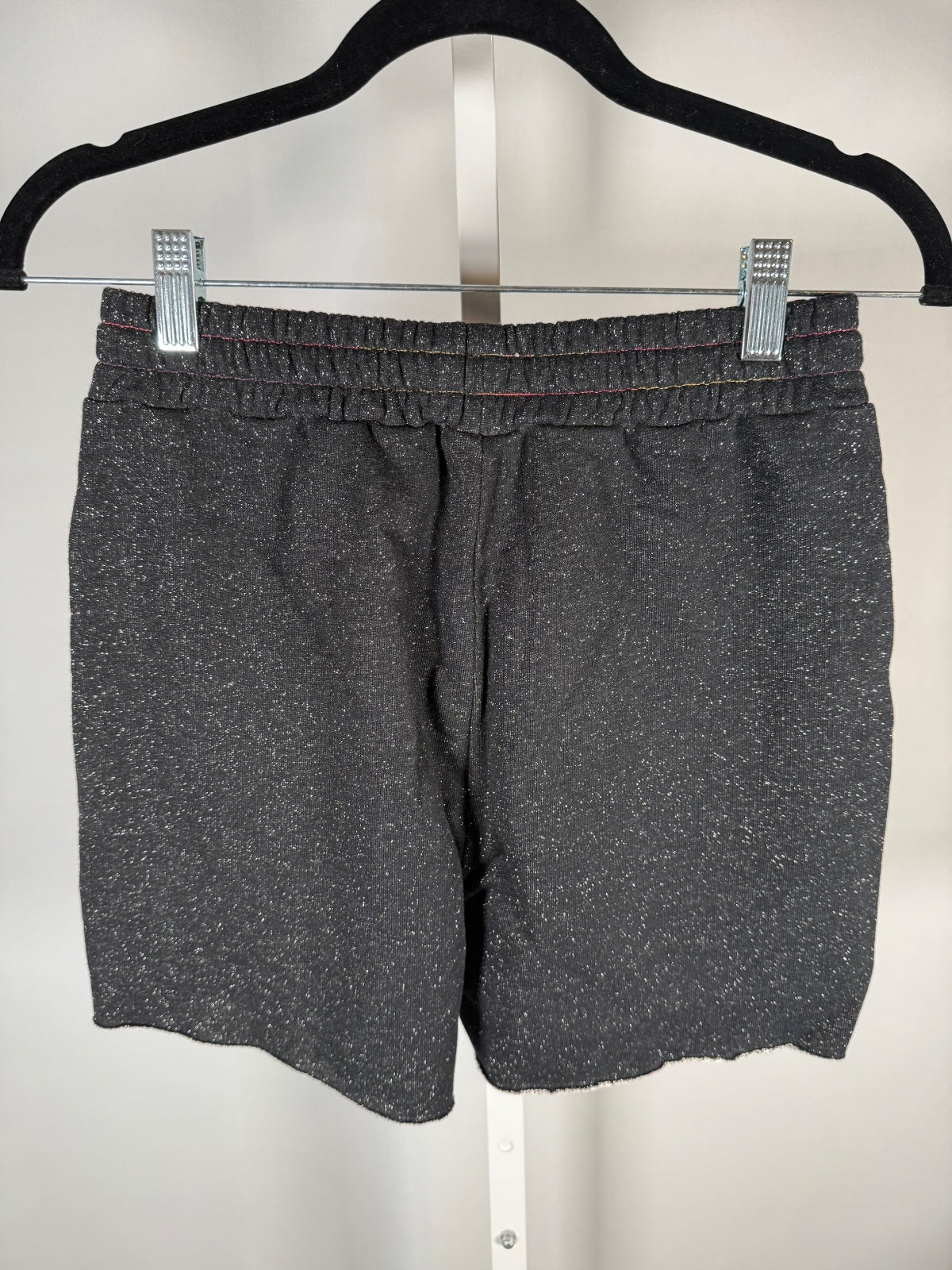 NWT Something Navy Something to Smile In Black Sweatshorts Size XS