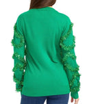 NWT Tipsy Elves Women's Gaudy Garland Ugly Christmas Cardigan Sweater Size M