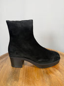 NWB Lazo Siren Obsidian Black Platform Ankle Boots Women's Size 8