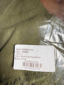 NWT Something Navy Ryan Paperbag Green Shorts Frayed Hem Size Large