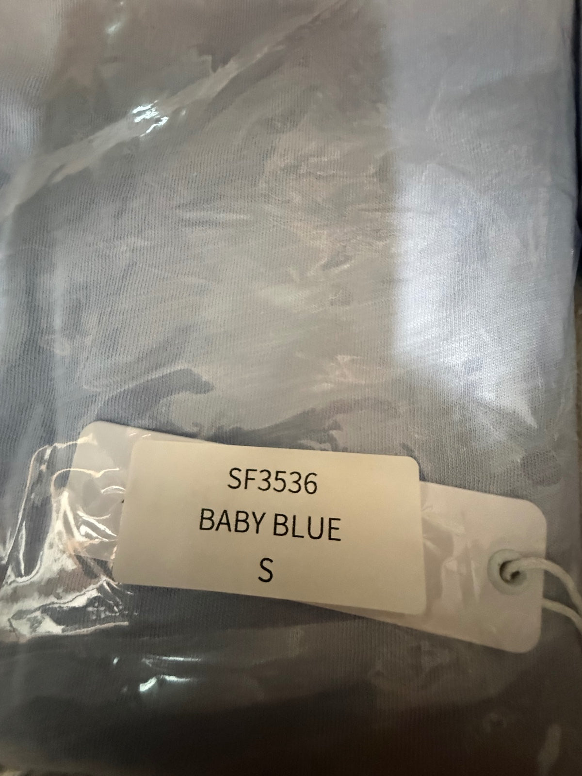 NWT Six Fifty Baby Blue Crew Neck Short Sleeve Maxi Dress Size Small