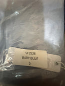 NWT Six Fifty Baby Blue Crew Neck Short Sleeve Maxi Dress Size Small