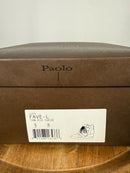 NWB Linea Paolo Fave Tan Kid Suede Cutout Wedge Sneakers Size 9
