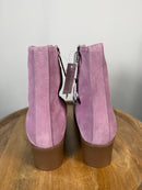 NWB Lazo Siren Nebula Purple Ankle Boots Women's Size 10