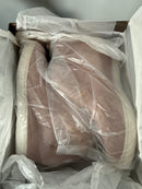 NWB Linea Paolo Anna Blush Perforated Suede Wedge Sneakers Size 6.5