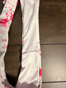 NWT CUPSHE White Hot Pink 3 Piece Bikini Reversible Cover Up Size Small