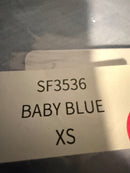 NWT Six Fifty Baby Blue Crew Neck Short Sleeve Maxi Dress Size XS
