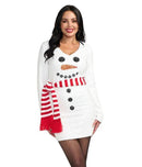 NWT Tipsy Elves Women's Snowman Scarf Sequin Dress Size Small