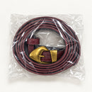 NWT 8 Other Reasons Women’s Harper Burgundy Gold Buckle Belt Size L/XL