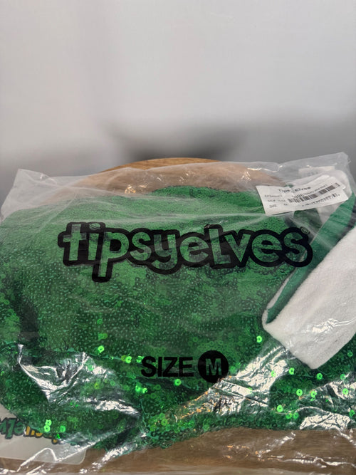 NWT Tipsy Elves Green Women's Elf Sequin Dress Size Medium