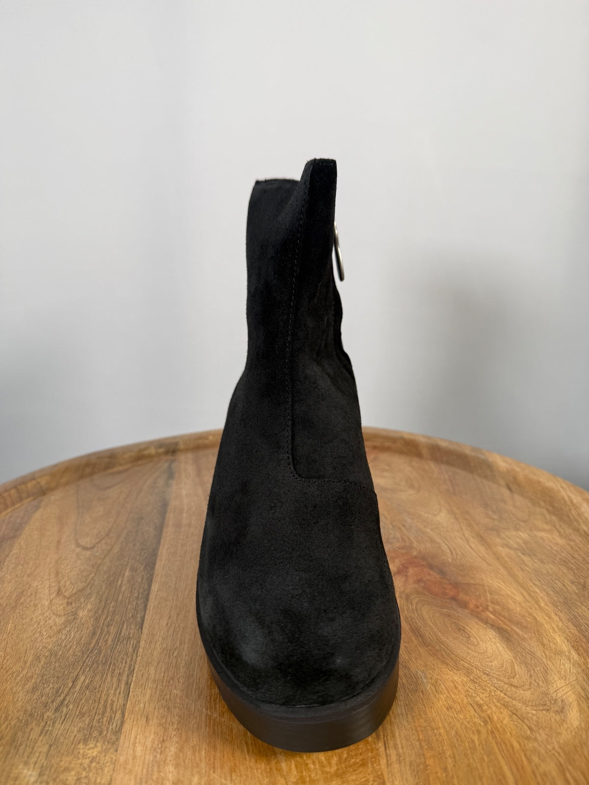 NWB Lazo Siren Obsidian Black Platform Ankle Boots Size 6.5