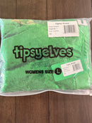 NWT Tipsy Elves Green Sequin High Waisted Leggings Size Large