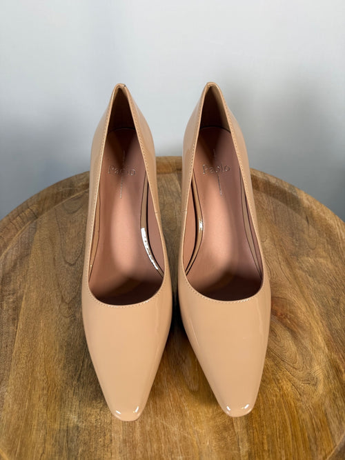 NWB Linea Paolo Polina Maple Sugar Patent Pointed Toe Pumps Size 10
