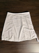 NWT Cupshe Bright White Crisscross Halter Cheeky Bikini 3Pc Mesh Cover Up Size S