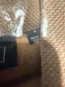 G By Giuliana Tan Label Gray Faux Leather Trim Coat Jacket Size Medium