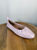 NWB Linea Paolo Newry Lavender Fog Nappa Leather Ballet Flats Size 9.5