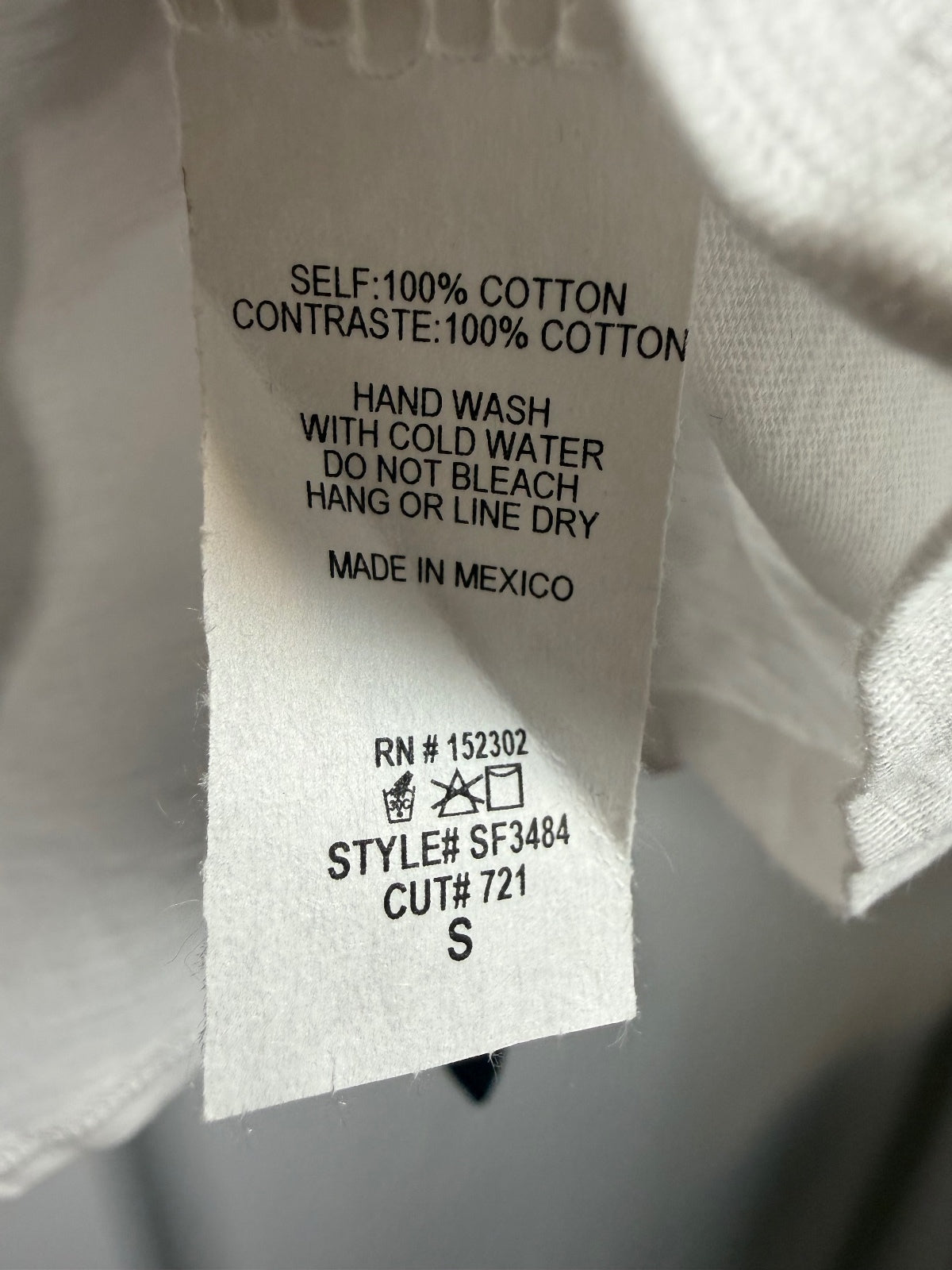 NWT Six Fifty White Navy Long Sleeve Top Size Large