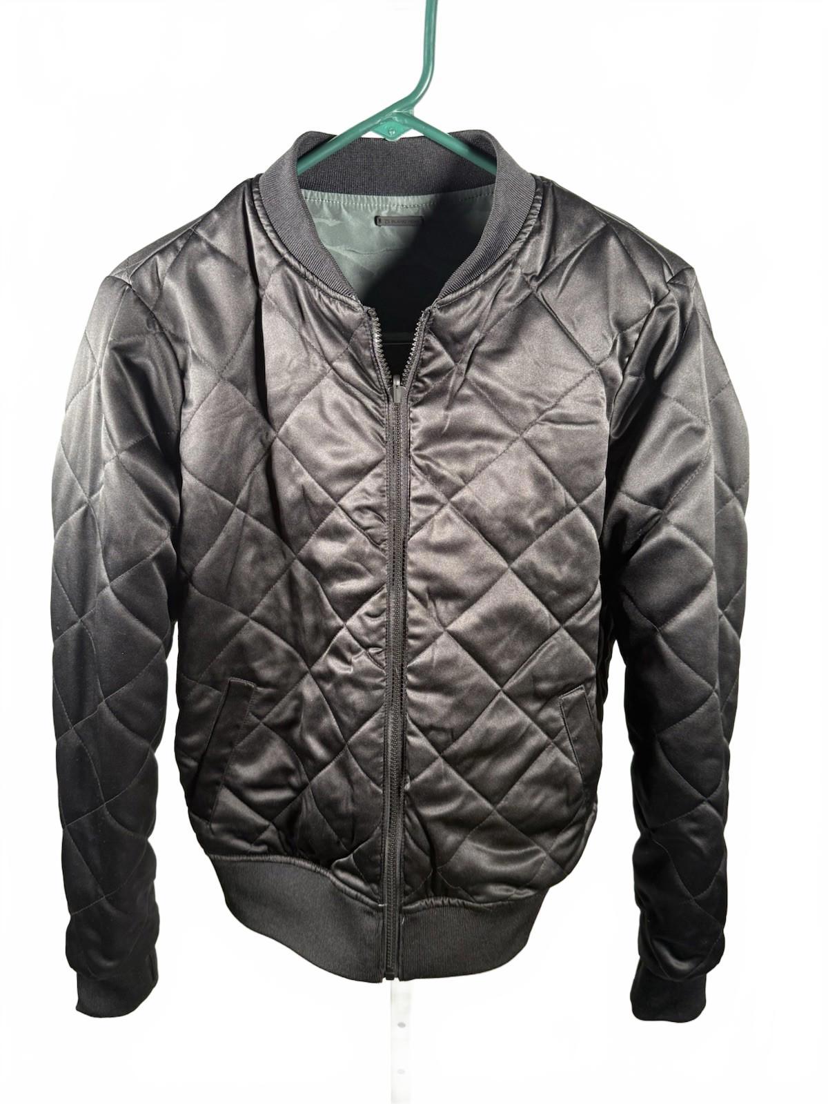 Blanc Noir Reversible Camo Print Bomber Jacket Size M