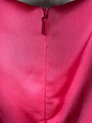 NWT Mac Duggal Pink Front Twist Puff Sleeve Deep V Jumpsuit Size 2