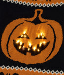 NWT Tipsy Elves Women's Pumpkin Light Up Halloween Sweater Size Large