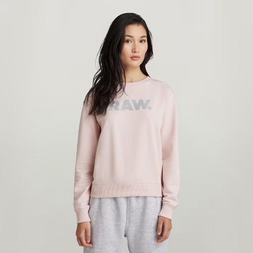 NWT G-Star RAW Premium Crewneck Sweatshirt Womens Pink Size Medium $110 MSRP