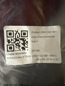 NWT Halara Ribbed Cowl Neck Lace Up Midi Dress Maroon Banner Size Small