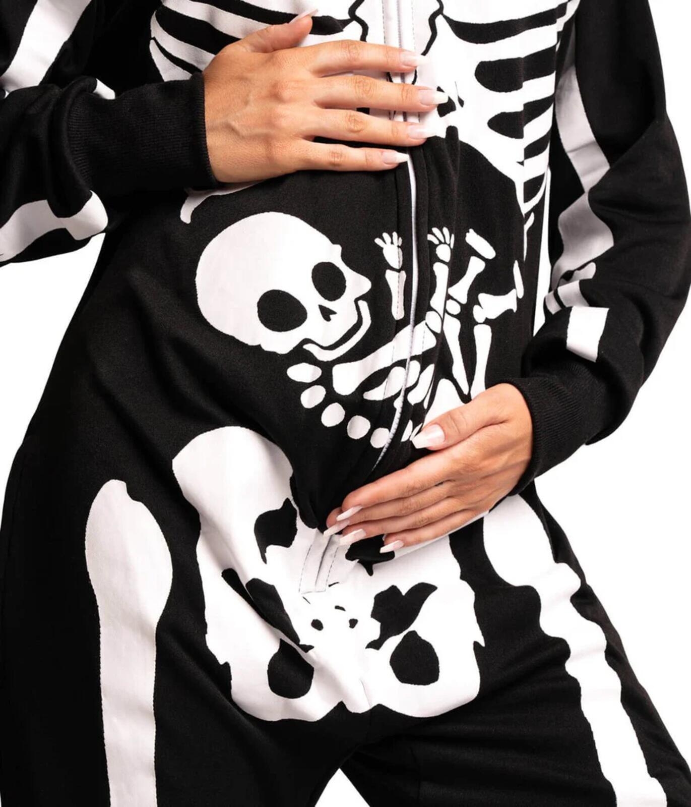NWT Tipsy Elves Women's Pregnant Skeleton Maternity Costume Size Medium