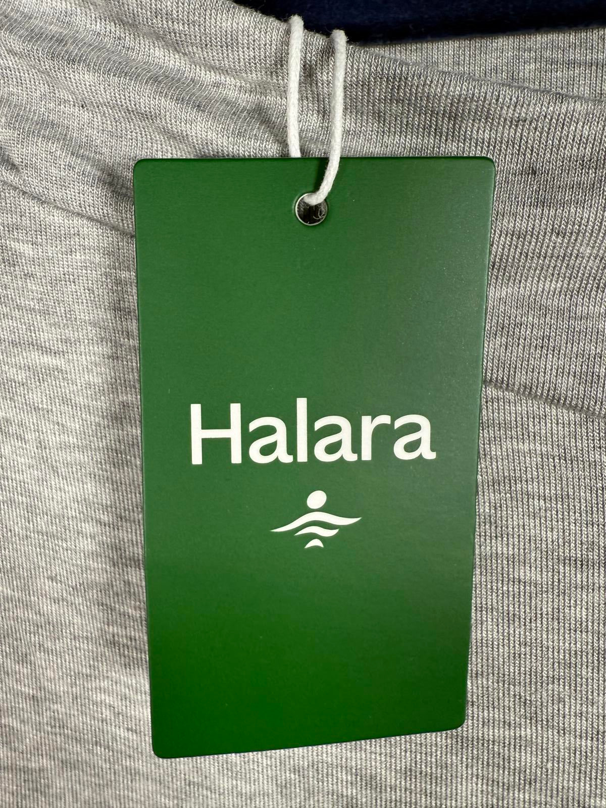 NWT Halara Ribbed Tube Backless Side Pocket Casual Jumpsuit Fog Gray Size L