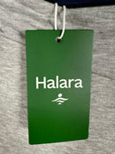 NWT Halara Ribbed Tube Backless Side Pocket Casual Jumpsuit Fog Gray Size L