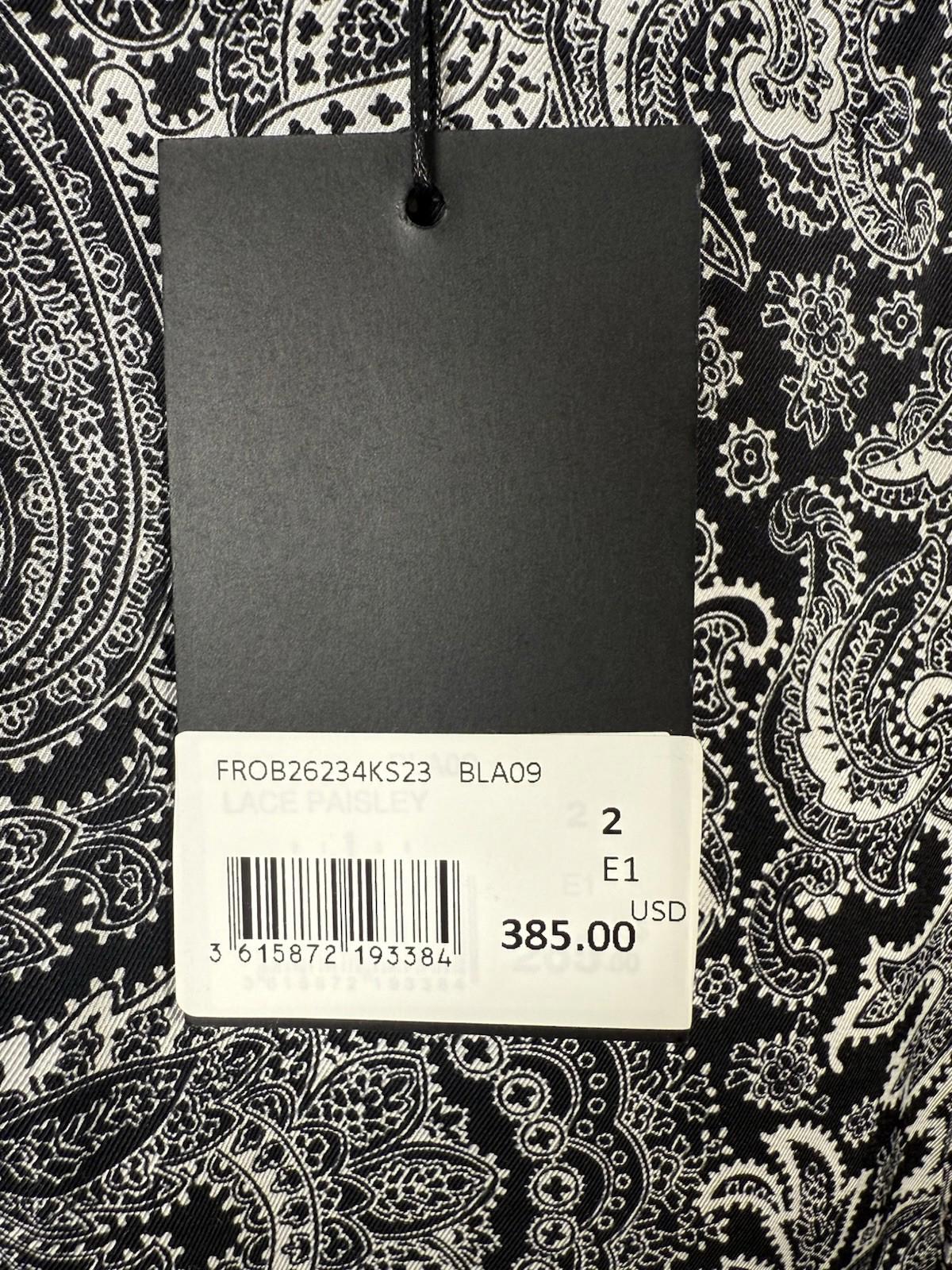 The Kooples Lace Paisley Print Size 2 Mini Dress