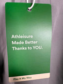 NWT Halara High Waisted Zipper Pocket Shirred Straight Leg Work Pants Size Small