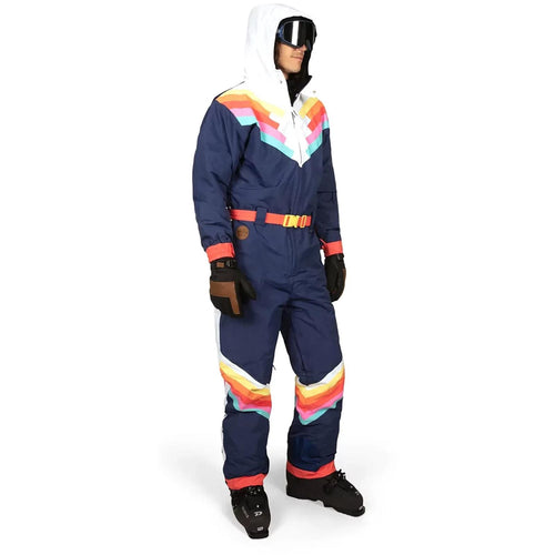 Tipsy Elves Santa Fe Shredder Snowsuit Men’s Waterproof Ski Suit Size Small