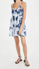 NWT Revolve Kona Cloud Print Dress Tie Dye by Z Supply Black Iris Size Small